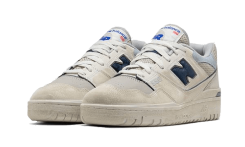 Alternative view of New Balance 550 Distressed Nimbus Cloud Navy