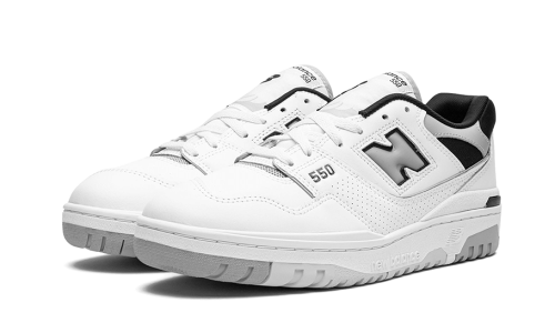 Alternative view of New Balance 550 White Concrete Black