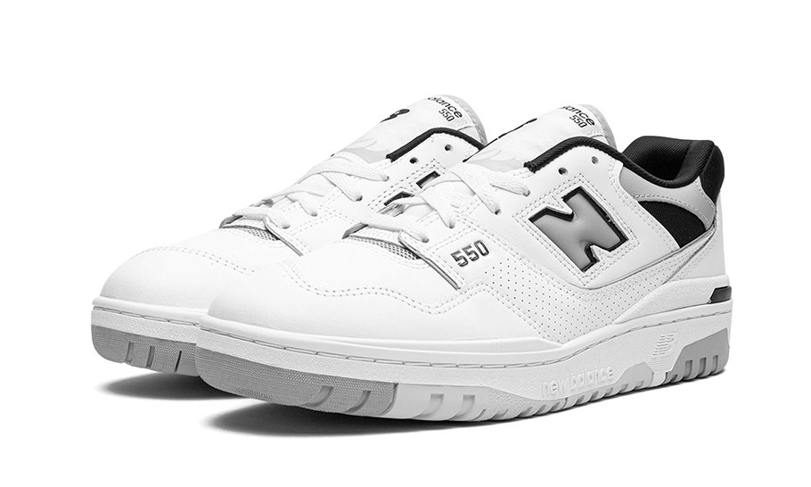 New Balance 550 White Concrete Black - Image 2