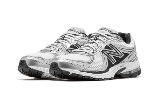 Alternative view of New Balance 860 V2 Black White Silver