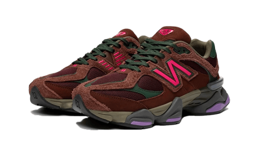 Alternative view of New Balance 9060 Rich Oak Burgundy