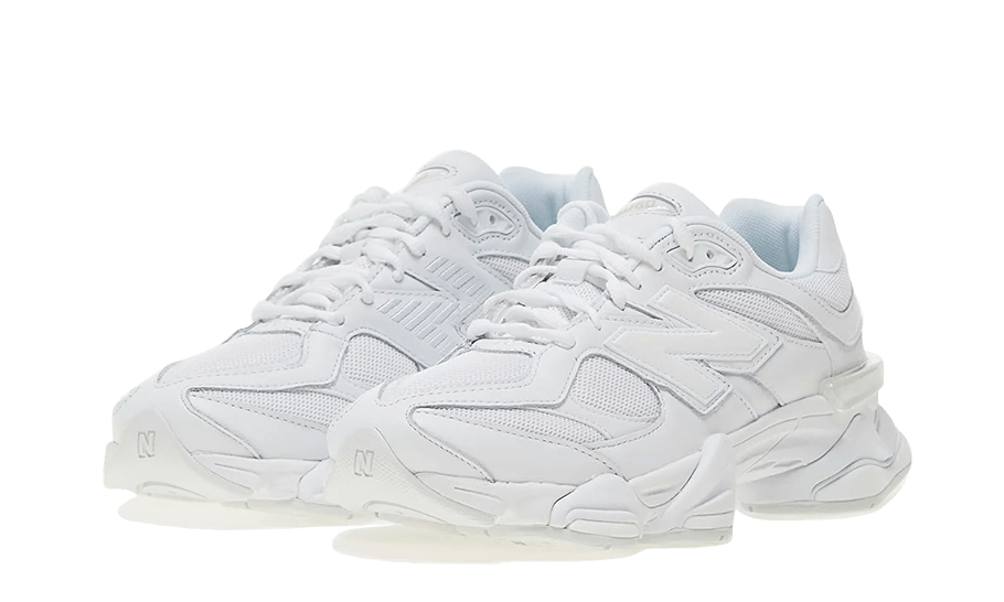 New Balance 9060 Triple White - Image 2