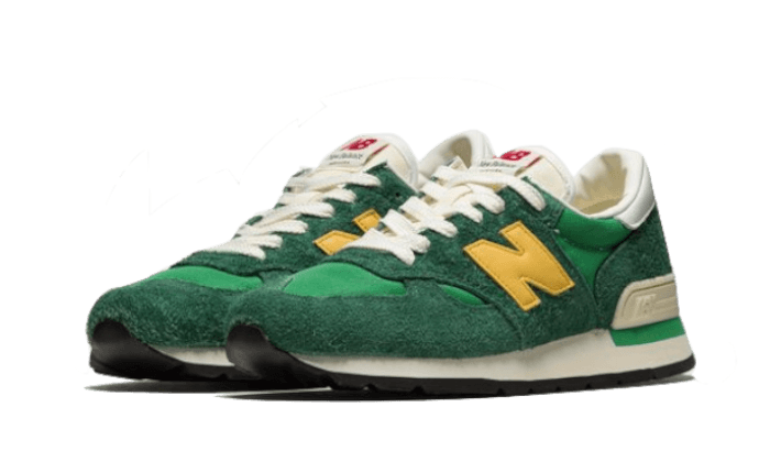 New Balance 990 V1 Made In USA Green Gold - Image 2