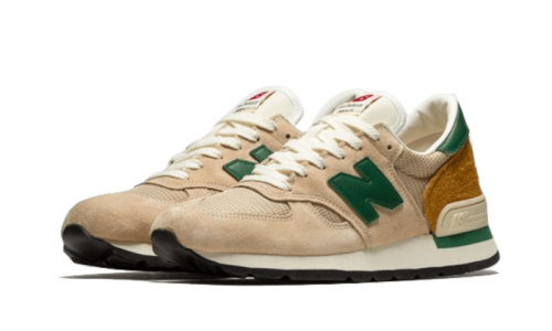 Alternative view of New Balance 990 v1 Made In USA Tan Green