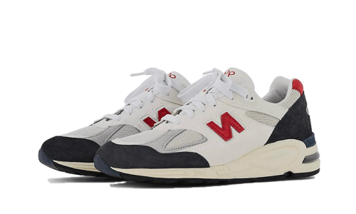 Alternative view of New Balance 990 V2 Made In USA Navy Sea Salt