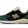 New Balance 990 V3 Black Green Yellow