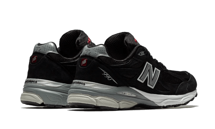 New Balance 990 V3 Black White - Image 3