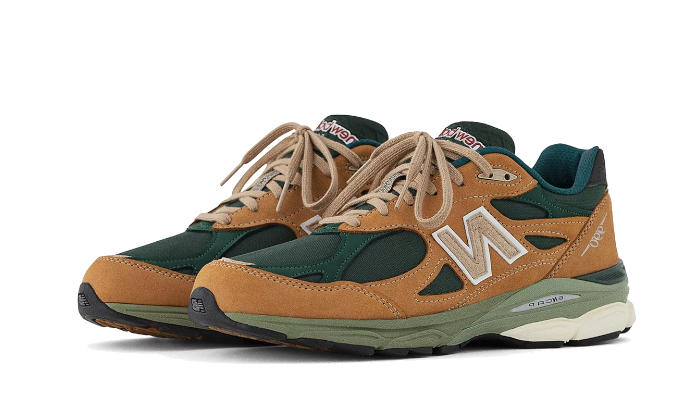 New Balance 990 V3 Made In USA Brown Olive - Image 2