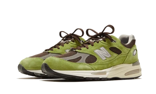 Alternative view of New Balance 991 V2 Matcha Danielle Cathari