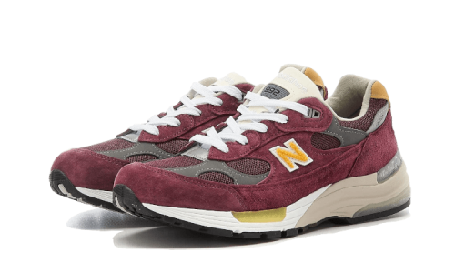 Alternative view of New Balance 992 Burgundy Gold