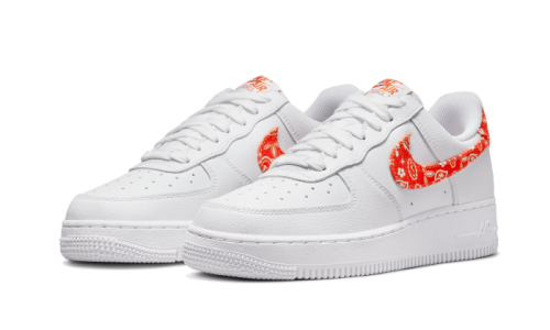 Alternative view of Nike Air Force 1 Low '07 Essential Orange Paisley