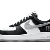 Nike Air Force 1 Low '07 LV8 EMB Black Silver