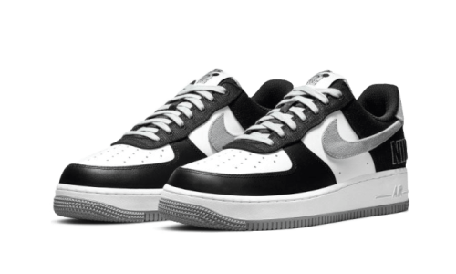 Alternative view of Nike Air Force 1 Low '07 LV8 EMB Black Silver