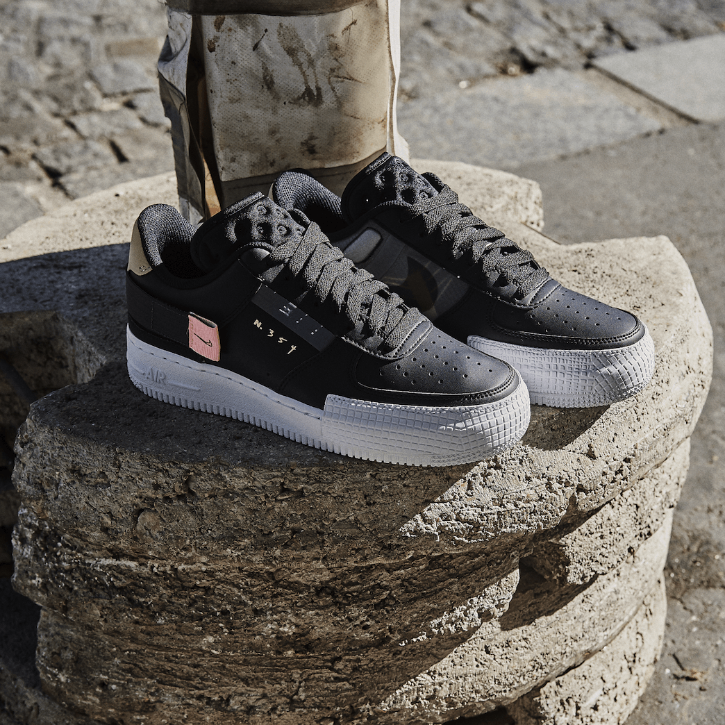 Nike Air Force 1 Low Drop Type Black - Image 5