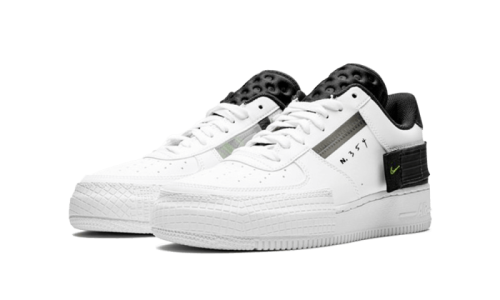Alternative view of Nike Air Force 1 Low Drop Type White Black Volt
