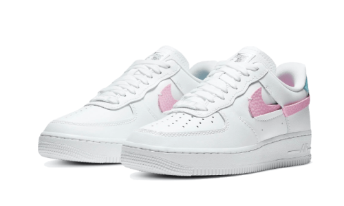 Alternative view of Nike Air Force 1 Low LXX White Pink Aqua