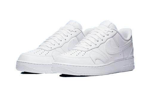 Alternative view of Nike Air Force 1 Low Misplaced Swooshes Triple White