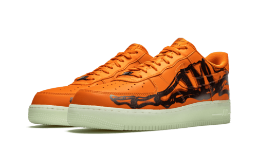 Alternative view of Nike Air Force 1 Low Orange Skeleton Halloween (2020)
