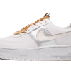 Nike Air Force 1 Low Pixel Grey Gold Chain