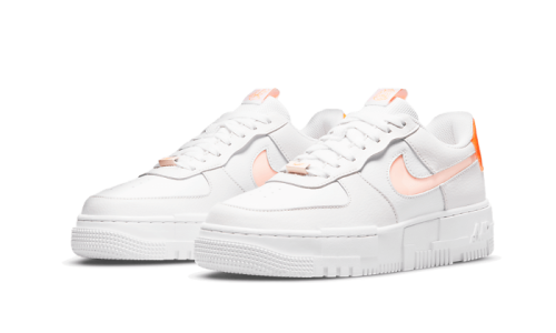 Alternative view of Nike Air Force 1 Low Pixel White Orange