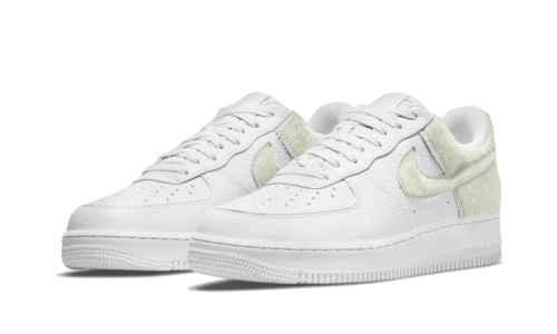 Alternative view of Nike Air Force 1 Low White Pony Hair Heel