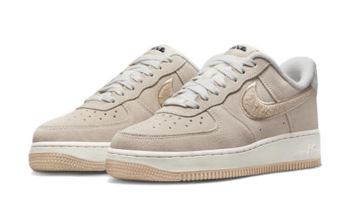 Alternative view of Nike Air Force 1 Low ‘07 SE Sanddrift Gum Fleece