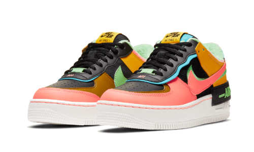 Alternative view of Nike Air Force 1 Shadow Solar Flare Atomic Pink
