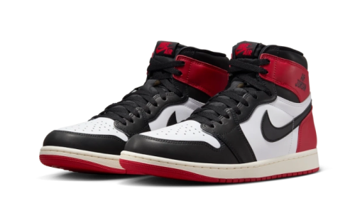 Alternative view of Air Jordan 1 High OG Black Toe Reimagined