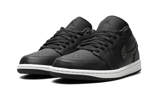 Alternative view of Air Jordan 1 Low Black Elephant