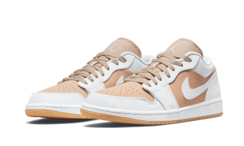 Alternative view of Air Jordan 1 Low Hemp White