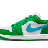 Air Jordan 1 Low Lucky Green Aquatone