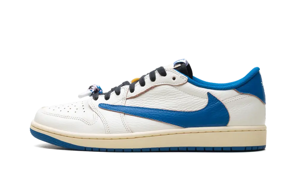 Air Jordan 1 Low OG Fragment Travis Scott White Blue