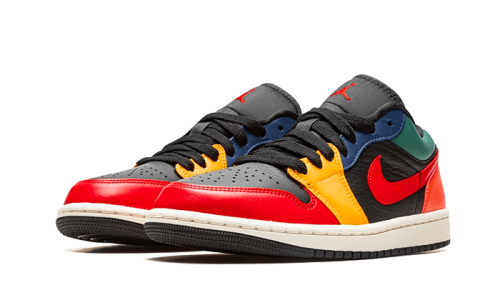 Alternative view of Air Jordan 1 Low SE Black Multi