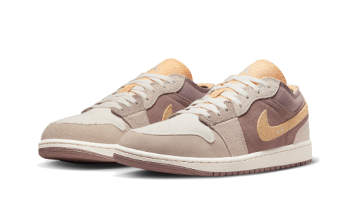 Alternative view of Air Jordan 1 Low SE Craft Sail Taupe Haze