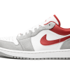 Air Jordan 1 Low SE Light Smoke Grey Gym Red