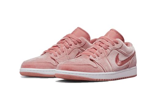 Alternative view of Air Jordan 1 Low SE Pink Velvet