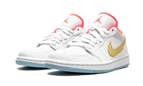 Alternative view of Air Jordan 1 Low SE White Sesame
