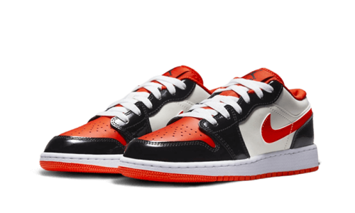 Alternative view of Air Jordan 1 Low Team Orange