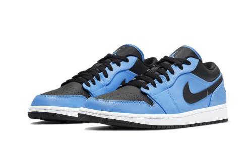 Alternative view of Air Jordan 1 Low University Blue Black