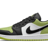 Air Jordan 1 Low Vivid Green Snakeskin