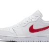 Air Jordan 1 Low White University Red