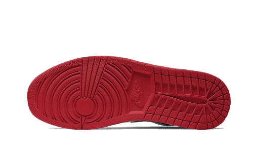 Alternative view of Air Jordan 1 Low White University Red Black
