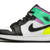 Air Jordan 1 Mid Pastel Black Toe