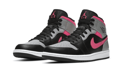 Alternative view of Air Jordan 1 Mid Pink Shadow