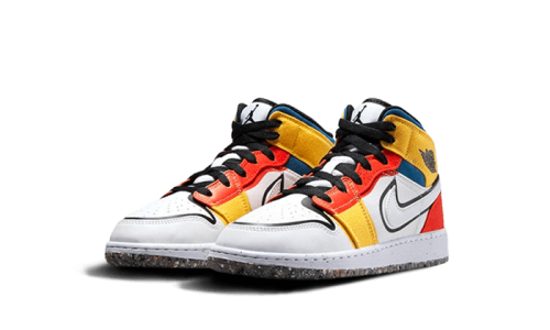 Alternative view of Air Jordan 1 Mid SE Multicolor