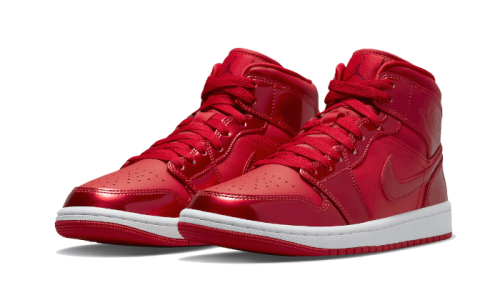 Alternative view of Air Jordan 1 Mid SE Pomegranate