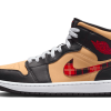 Air Jordan 1 Mid SE Tartan Swoosh