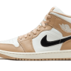 Air Jordan 1 Mid Tan Black