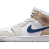 Air Jordan 1 Mid Tan Suede Navy