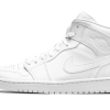 Air Jordan 1 Mid Triple White (2020)